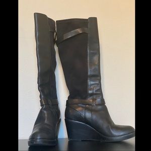 Cole Haan x Nike Air Patrica Leather Wedge Boots